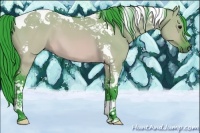 Horse Color:Watercolor Brown Dun Tobiano 