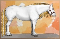 Horse Color:Painted White Spotted Red Dun Chinchilla Pearl 