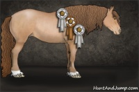 Horse Color:Brown Pearl Rabicano