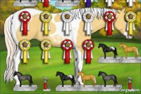 Horse Color:Silver Amber Champagne Dun Splash Tobiano Varnish Rabicano 