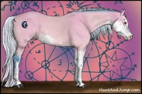 Horse Color:Watercolor Silver Bay Chinchilla Sabino