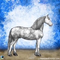 Horse Color:Brown Chinchilla Ice Sabino