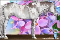 Horse Color:White Spotted Chocolate Silver Blue Onyx Chinchilla Brindle 