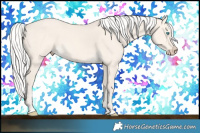 Horse Color:Silver Perlino Dun
