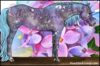 Horse Color:Watercolor White Spotted Liver Red Onyx Ice 