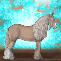 Horse Color:Gray Cremello 