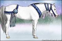 Horse Color:Brown Ice Onyx Sabino 