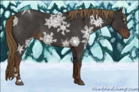 Horse Color:Liver Red Ice Roan 