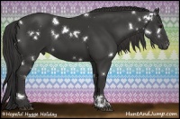 Horse Color:White Spotted Smoky Black