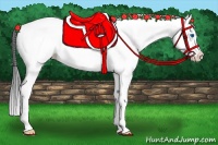Horse Color:White Spotted Black Ice Splash Varnish