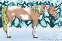 Horse Color:Painted Silver Bay Dun Sabino Tobiano Frame Rabicano 