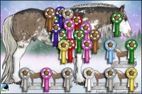 Horse Color:Liver Red Dun Sabino Rabicano