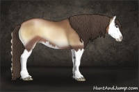 Horse Color:Blue Onyx Pearl Sabino Splash 