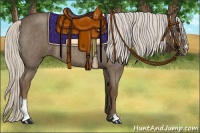 Horse Color:Silver Smoky Blue Roan Sabino 