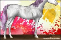 Horse Color:Painted Chocolate Silver Grullo Chinchilla Ice Sabino 