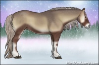 Horse Color:Silver Blue Onyx Sabino