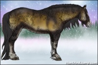 Horse Color:Smoky Blue Onyx Ice Sabino 