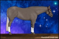Horse Color:Silver Black 