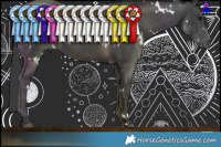 Horse Color:White Spotted Black