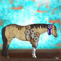 Horse Color:Buckskin Dun Brindle 