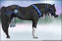 Horse Color:Midnight Black Ice 