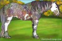 Horse Color:Nacre Brown Ice Splash 