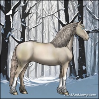 Horse Color:Platinum Chocolate Palomino Pearl 