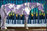 Horse Color:Watercolor White Spotted Chestnut 