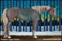 Horse Color:Silver Black 