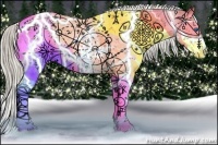 Horse Color:Chocolate Palomino Ice Splash