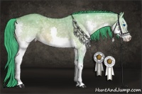 Horse Color:Watercolor Buckskin Ice Splash 