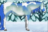 Horse Color:Watercolor White Spotted Liver Red Onyx Tobiano 