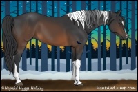 Horse Color:Brown Sabino Tobiano 