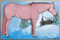 Horse Color:Watercolor Chestnut 