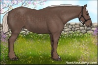 Horse Color:Silver Black 
