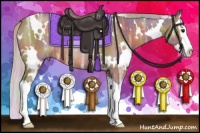 Horse Color:Nacre White Spotted Chocolate Silver Brown Ice Sabino Splash