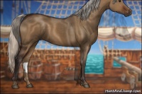 Horse Color:Silver Brown Dun