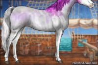 Horse Color:Watercolor Liver Red Onyx Sabino 