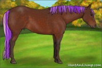 Horse Color:Painted Silver Brown 