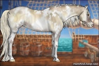 Horse Color:White Spotted Liver Red Dun Pearl Onyx 