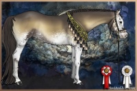 Horse Color:White Spotted Smoky Blue Onyx 