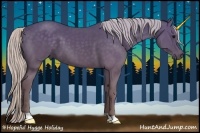 Horse Color:Silver Black 