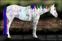 Horse Color:Painted Black Ice 