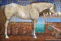 Horse Color:Liver Red Dun Ice Pearl Sabino 