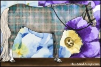 Horse Color:Plaid Liver Red Dun Sabino Rabicano