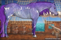 Horse Color:Painted Watercolor White Spotted Brown Dun Sabino