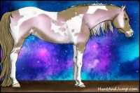Horse Color:Watercolor Liver Red Onyx Sabino Tobiano
