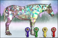 Horse Color:Liver Chestnut Rabicano 