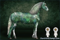 Horse Color:Nacre Watercolor White Spotted Silver Black Chinchilla Ice 