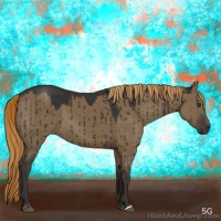 Horse Color:Liver Red Dun 